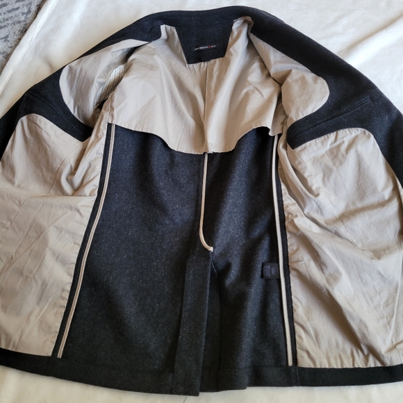 *SOLD* John Varvatos Basketweave Notch Lapel Wool Cashmere Suit Jacket Coat 40 - Picture 14 of 15